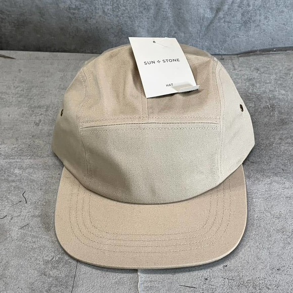 Sun+Stone Other - Sun+Stone Men's Brown Cord Solid Panel Adjustable Baseball Cap SZ OS